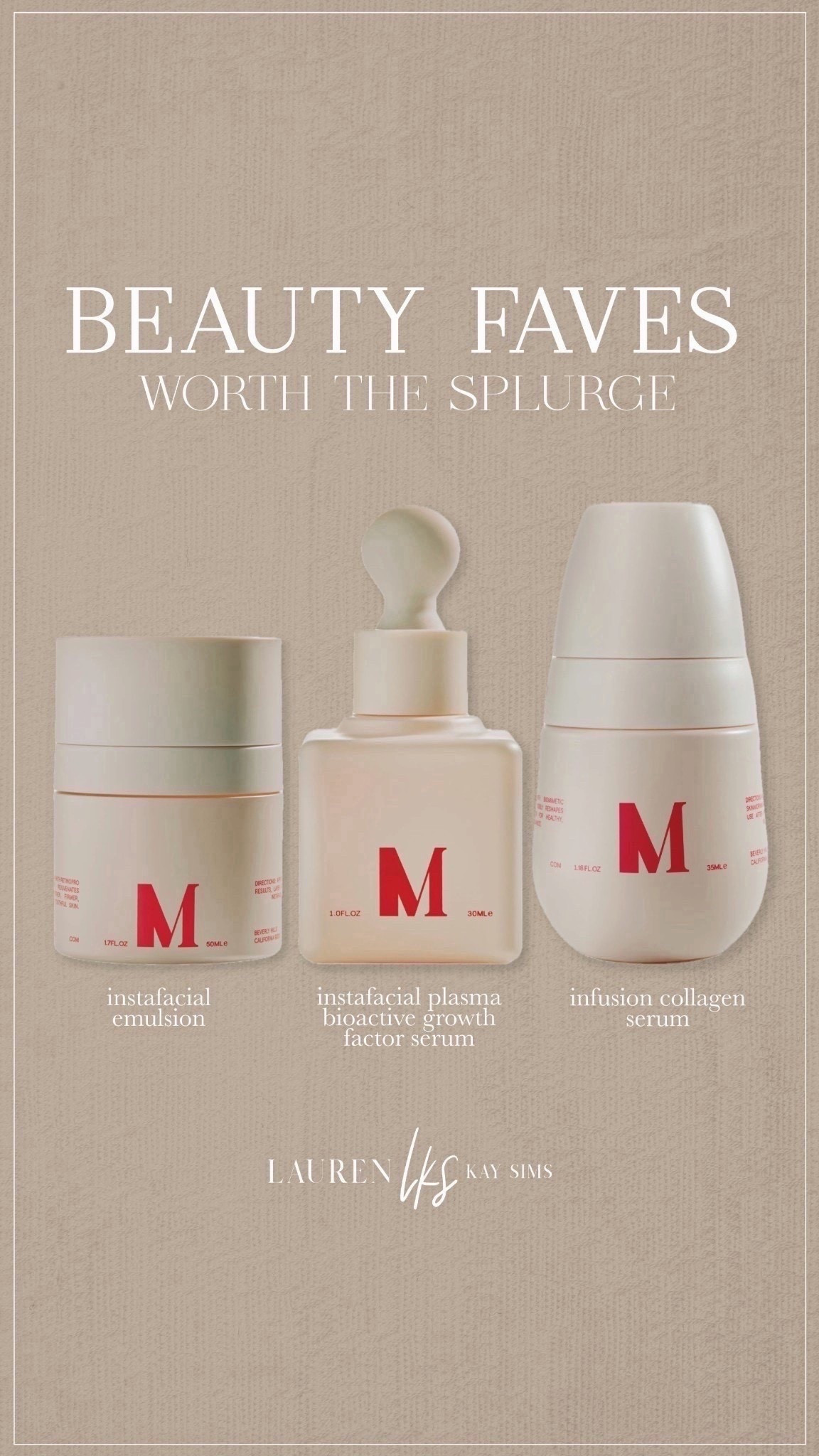 these are pricey but they have made the biggest difference in my skin!! ✨ help with everything from fine lines to uneven texture + complexion 🙌🏼

#LTKBeauty