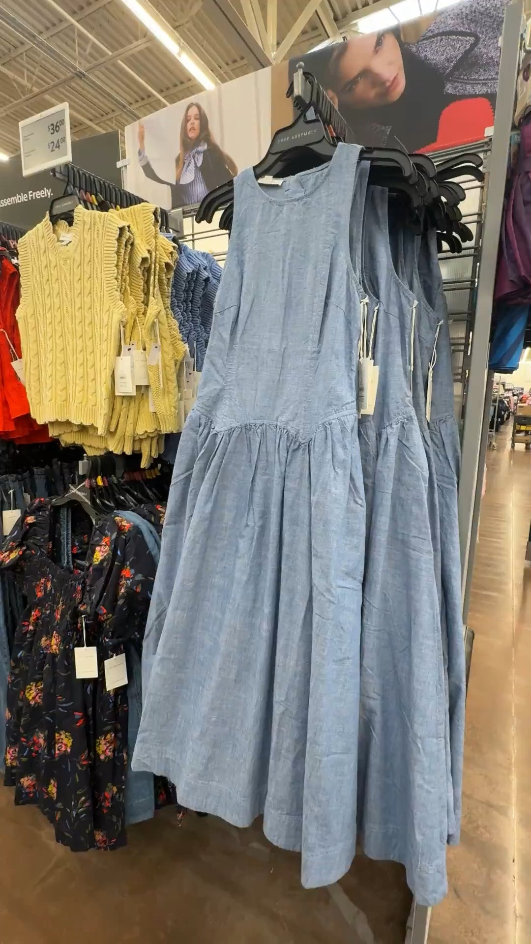 Denim midi dress from Walmart

#LTKootd #LTKmomlife