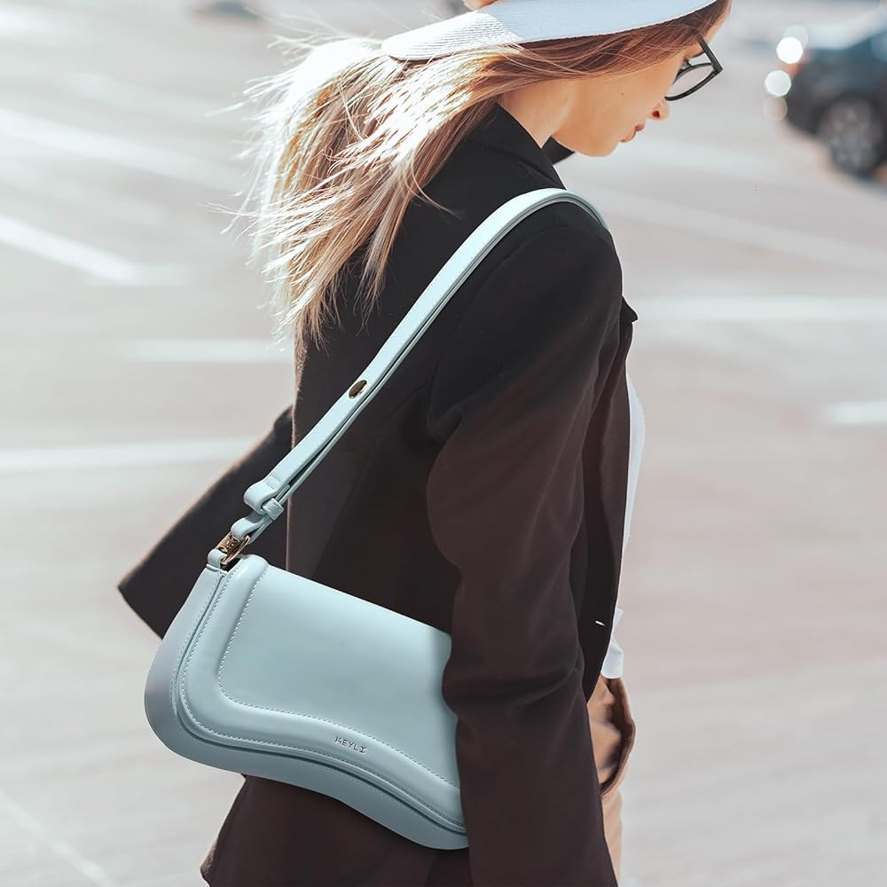 Keyli Bolso de hombro pequeño para mujer, bolso cruzado de moda, impermeable, de cuero, bolsos d... | Amazon (US)