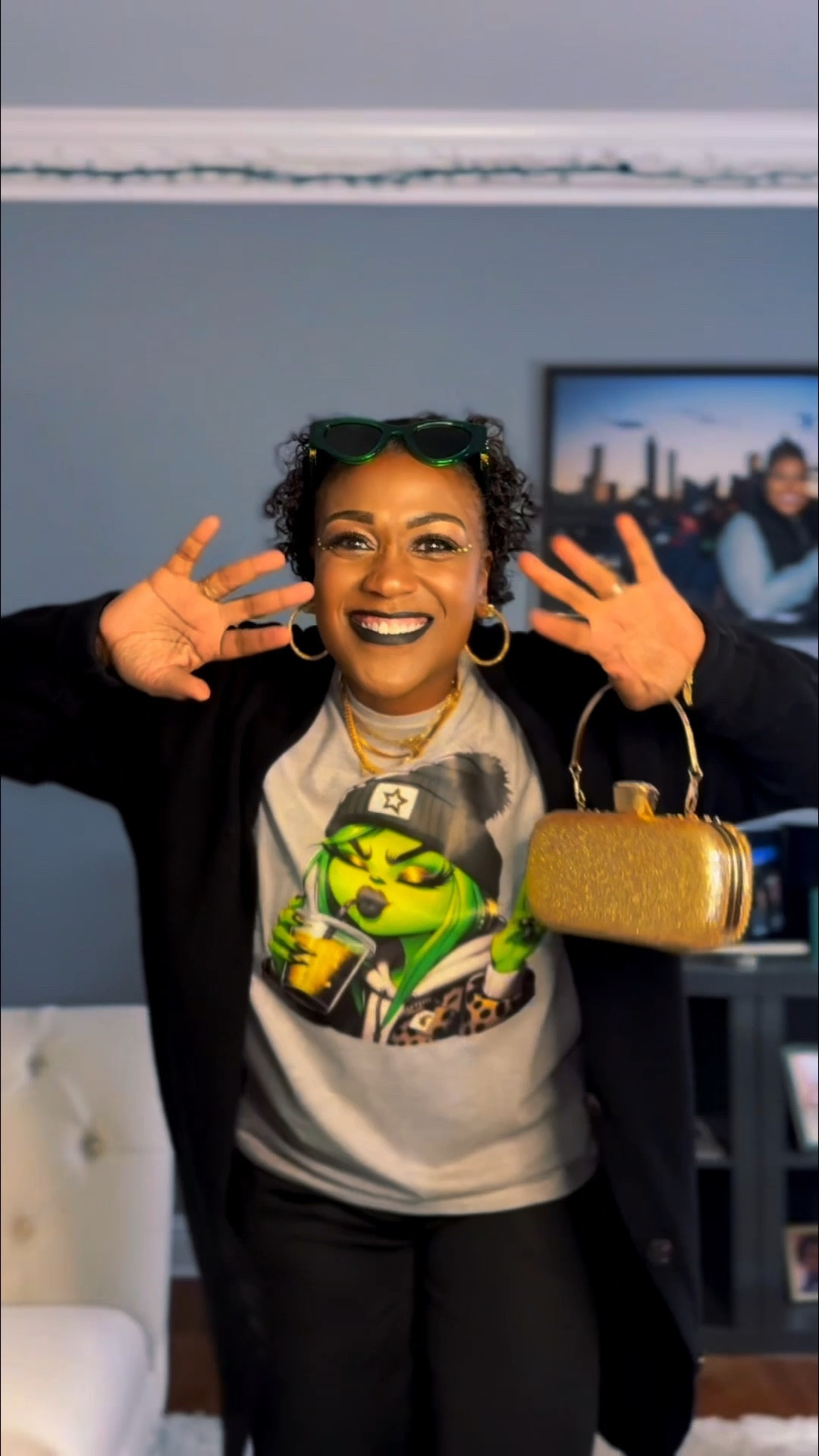 This was my ugly sweater outfit for a Xmas party this past weekend.  Me and Grinch Girl together had fun! #blacklipstick #grinchgirl #uglysweater

#LTKGiftGuide #LTKSeasonal #LTKHoliday