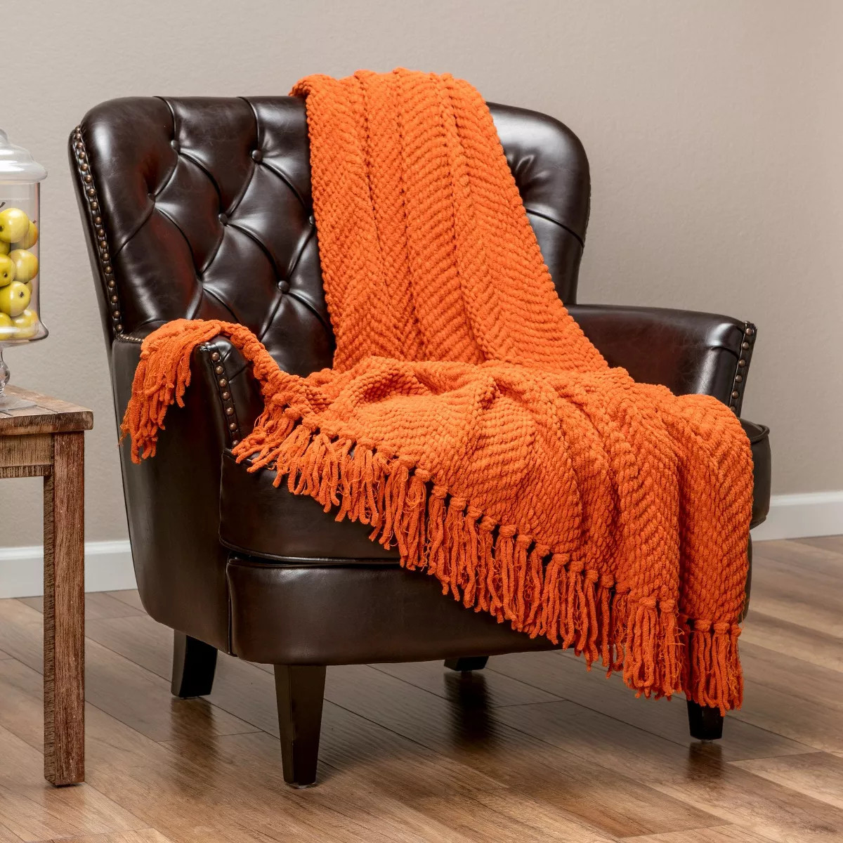 Chanasya Textured Knit Throw Blanket with Tassels | Target