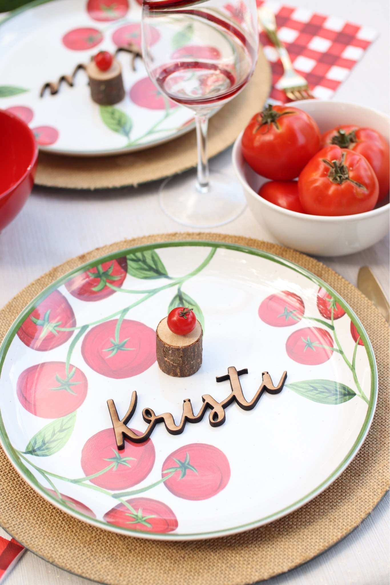 Garden Tomato Backyard Dinner Party / table decor / tablescape / melamine plates / tomato theme / summer dishes on sale

#LTKHome #LTKSaleAlert #LTKSeasonal