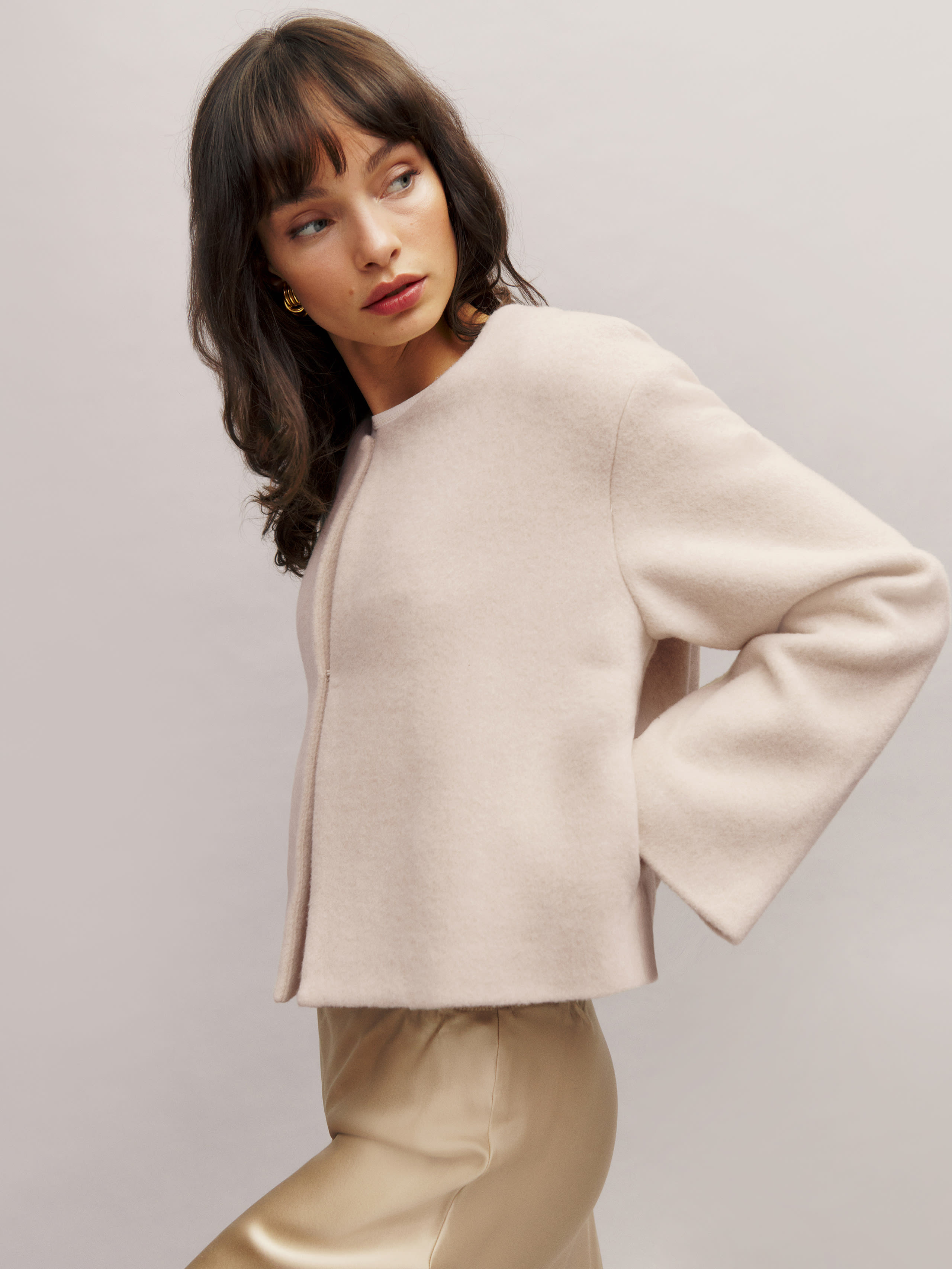 Porter Cropped Jacket | Reformation (Global)