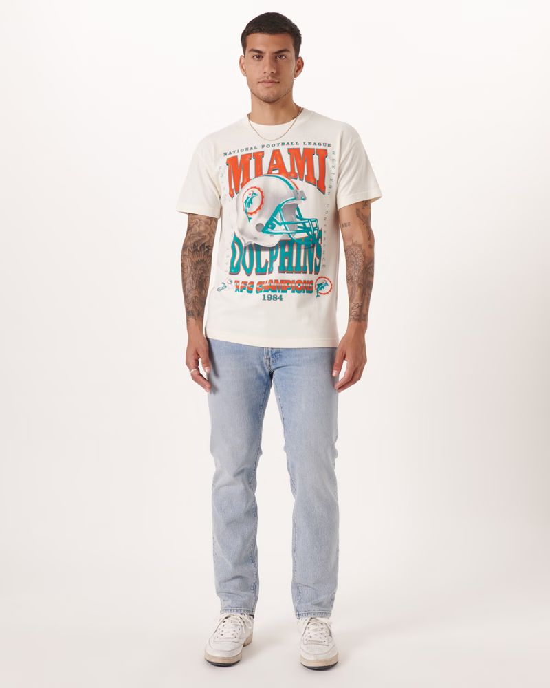 Miami Dolphins Graphic Tee | Abercrombie & Fitch (US)