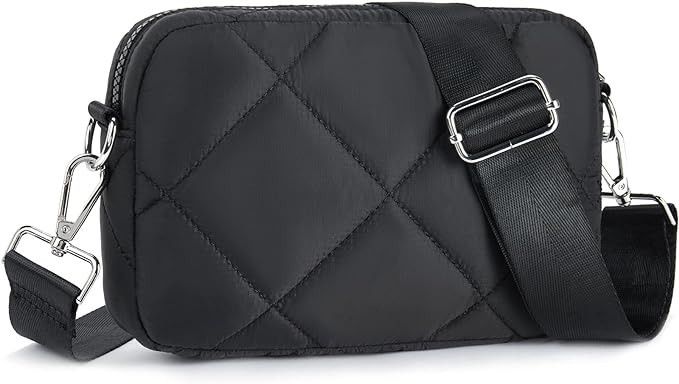 Telena Cross Body Purse Small Quilted Crossbody Bags Puffer Bag for Women with Adjustable Strap L... | Amazon (US)