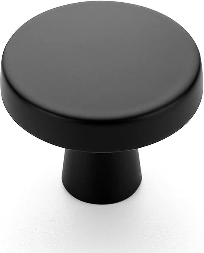 Ravinte Matte Black Drawer Pulls, 1-1/4 Inch Cabinet Knobs,25 Pack | Amazon (US)