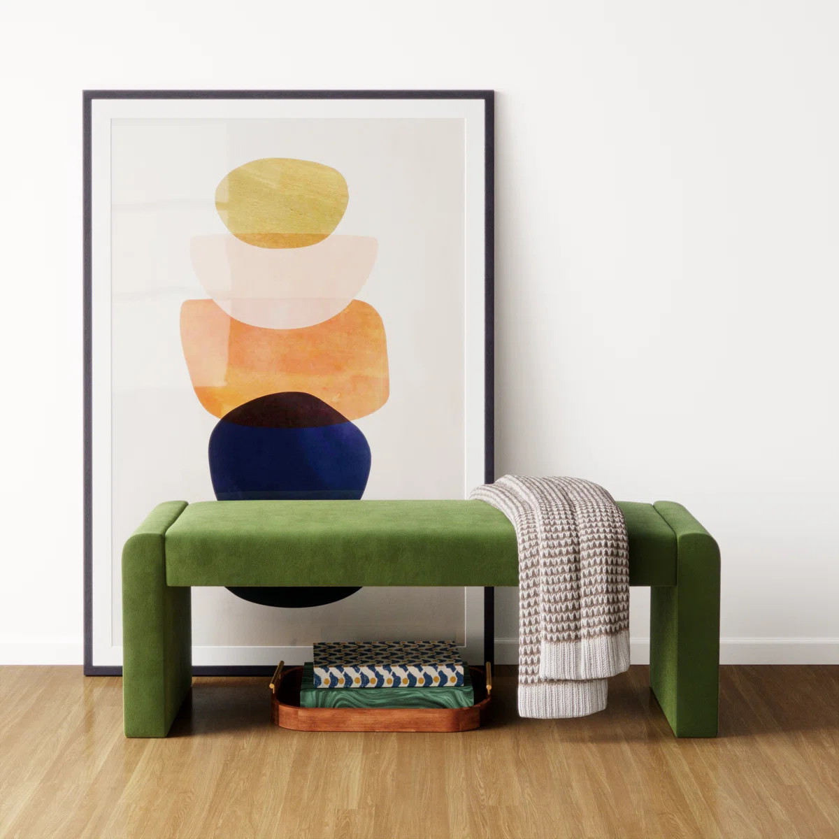 Wagenen 47" Upholstered Bench | Wayfair North America