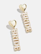 Dressed in White Earrings - Gold/Shell | BaubleBar (US)