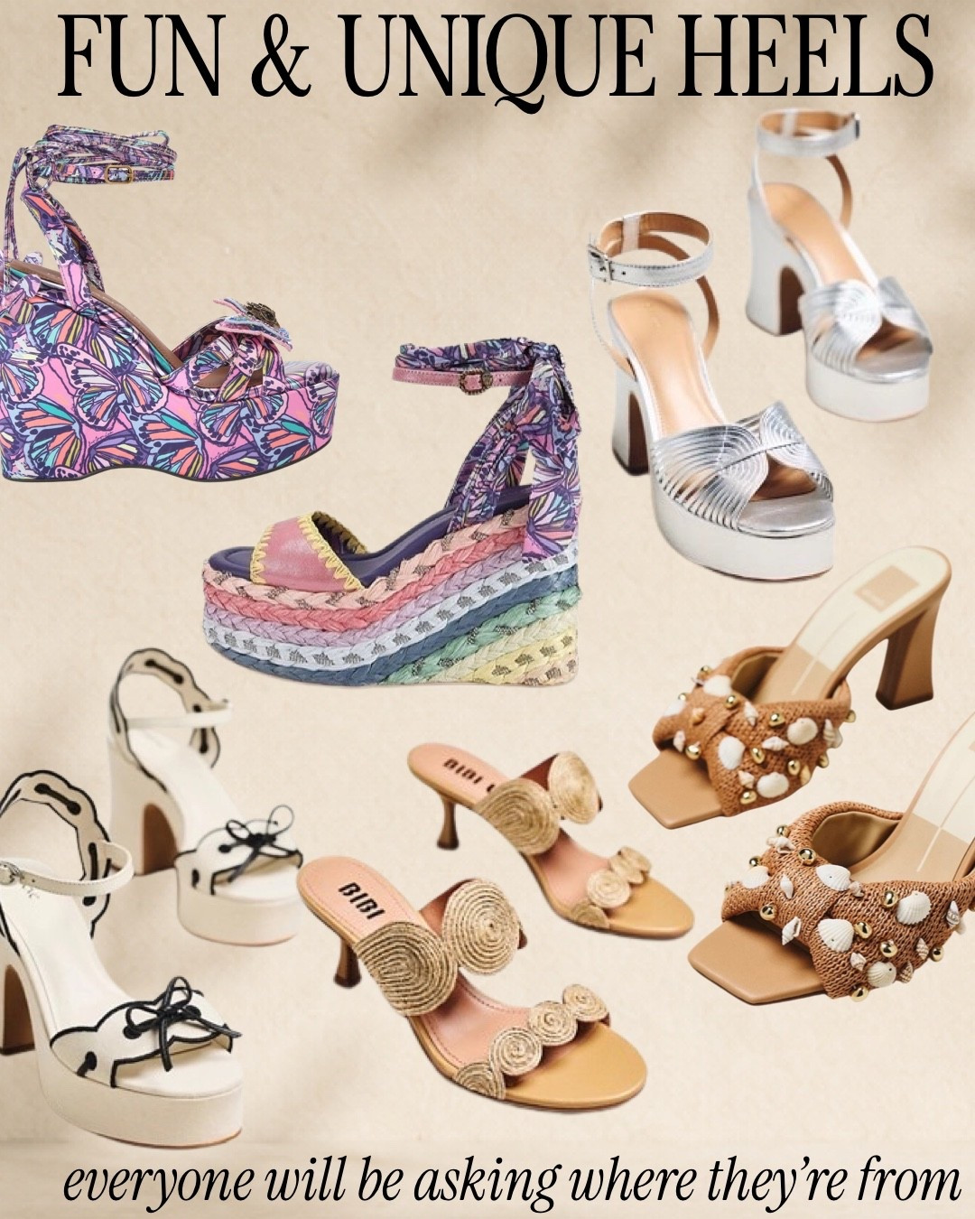 Fun and unique heels everyone will ask you where they are from! So so cute

#LTKootd #LTKSeasonal