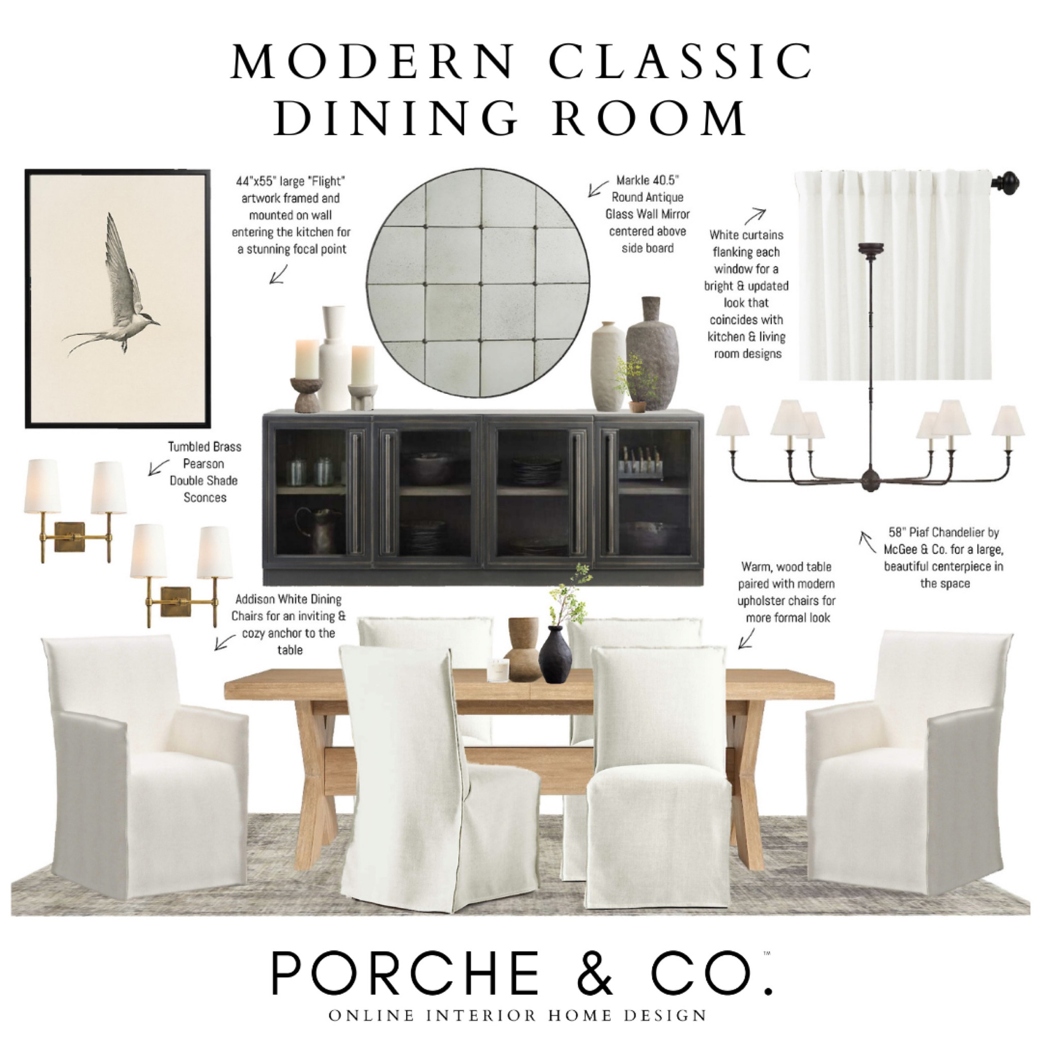 Dining room mood board, dining room inspo, sideboard, upholstered dining chairs, wooden dining table, transitional dining room, dining room decor #diningroom #moodboard 

#LTKstyletip #LTKhome #LTKSeasonal