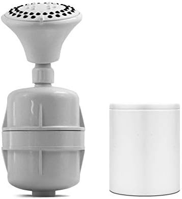 White Shower Filter w/ 5 Function Massager Head - ProMax Water Filter Cartridge removes Chlorine ... | Amazon (US)