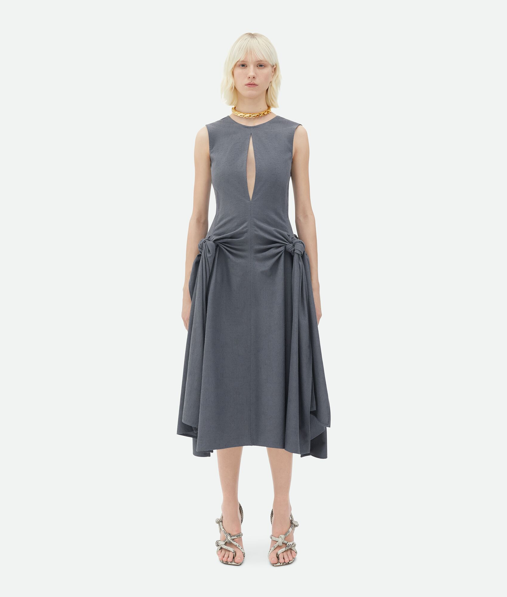 Cotton Midi Dress | Bottega Veneta