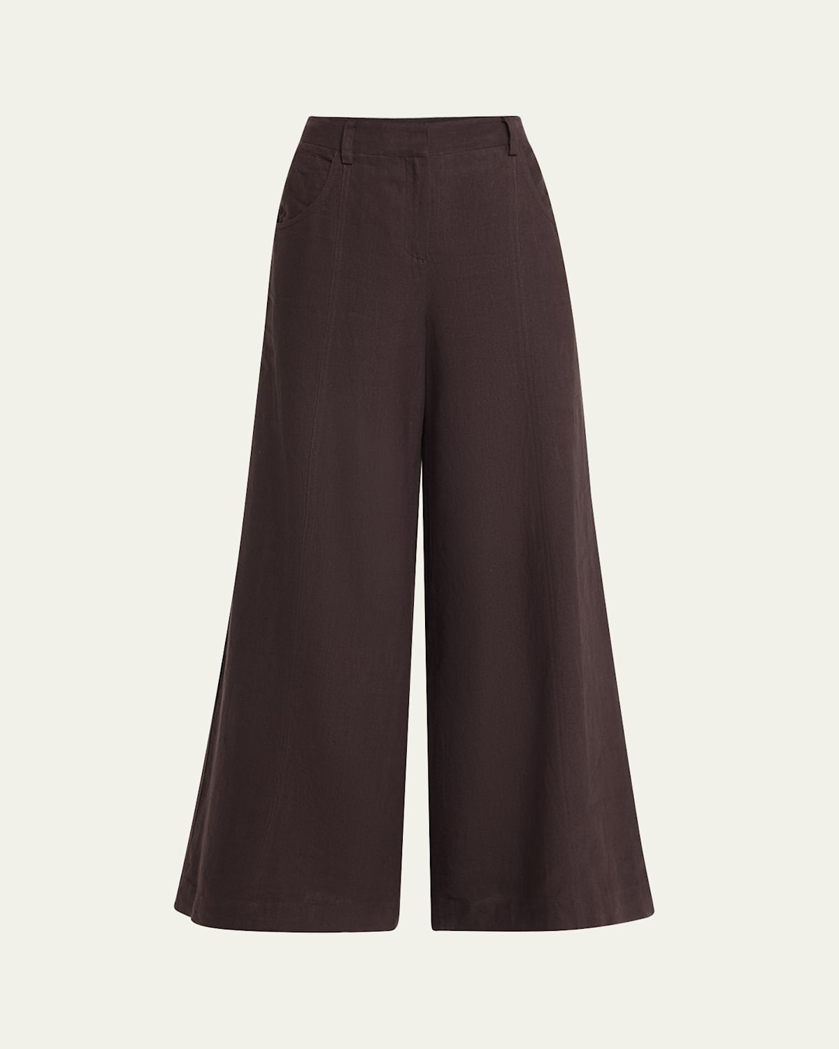 Dees Wide-Leg Linen Trousers | Bergdorf Goodman