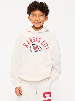 Kansas City Chiefs Oversized Pullover Hoodie for Boys | Old Navy (US)