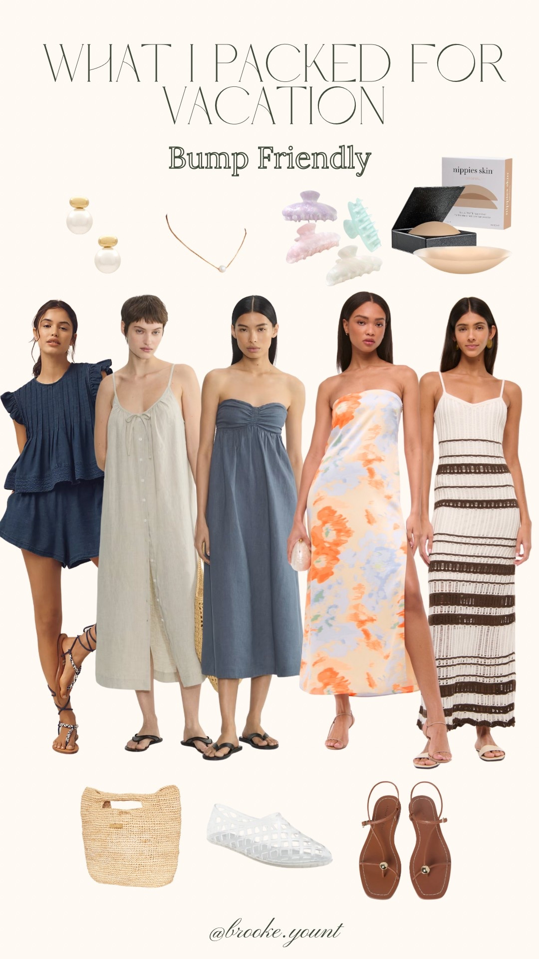 What I packed for our Babymoon to Hawaii 🌺

All items are not maternity, but are bump friendly. I am usually size Small in dresses pre-pregnancy so I sized up to Medium in everything. 

Babymoon Outfits | Vacation Outfits | Bump Friendly Dresses | Wedding Guest Dress | Summer Vacation | Jelly Slides | OOTD 

#LTKTravel #LTKSummerEdit #LTKBump