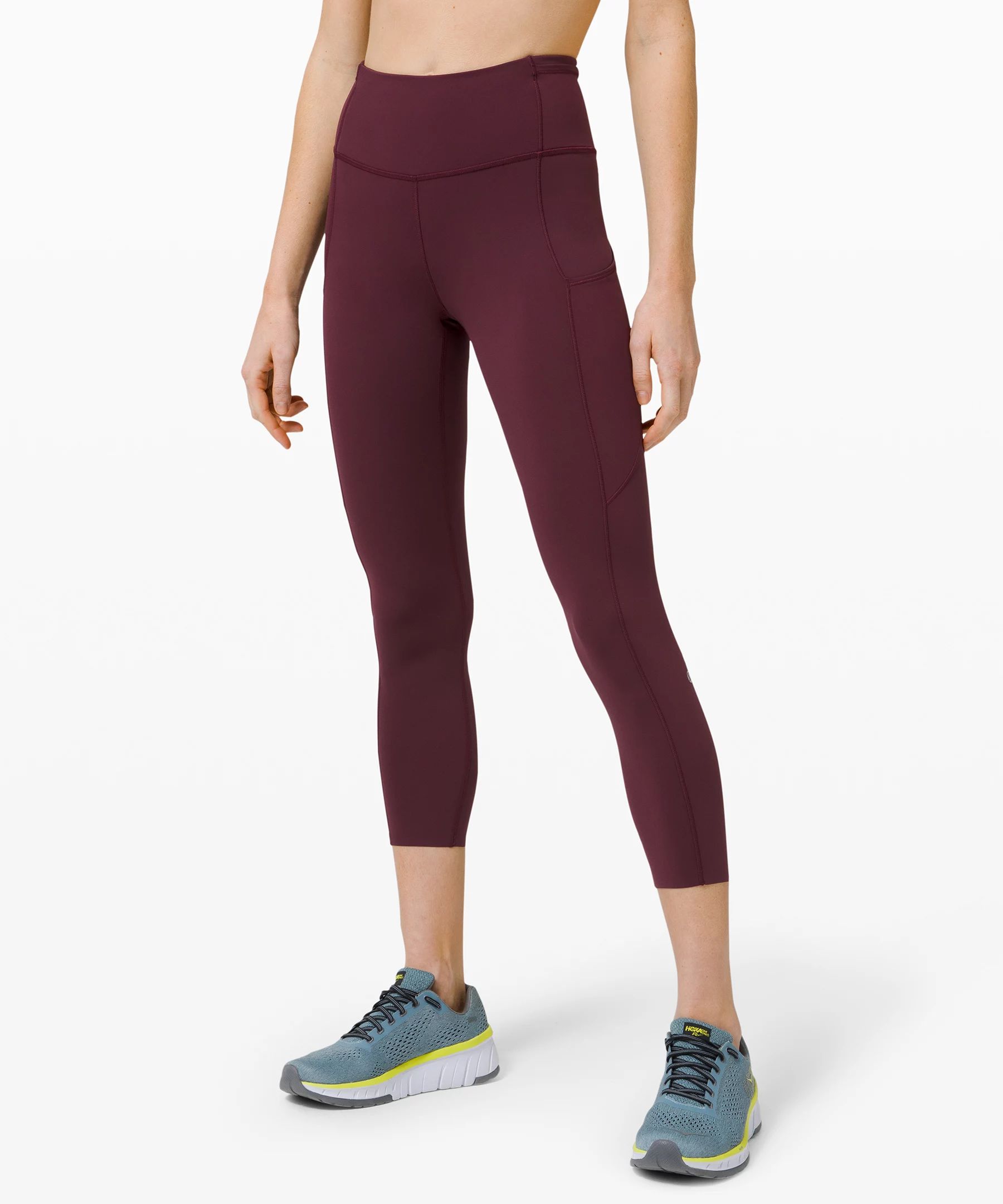 Fast and Free High-Rise Crop II 23" *Non-Reflective Online Only | Women's Running Crops | lululem... | Lululemon (US)
