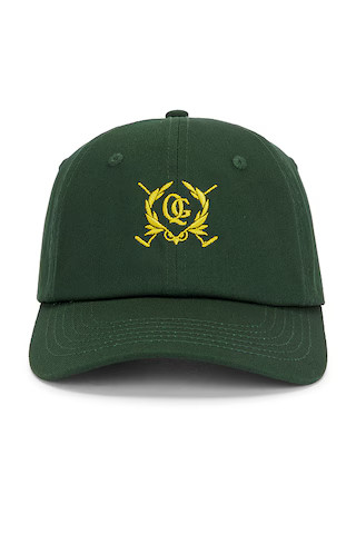 Quiet Golf Crest Dad Hat in Forest from Revolve.com | Revolve Clothing (Global)