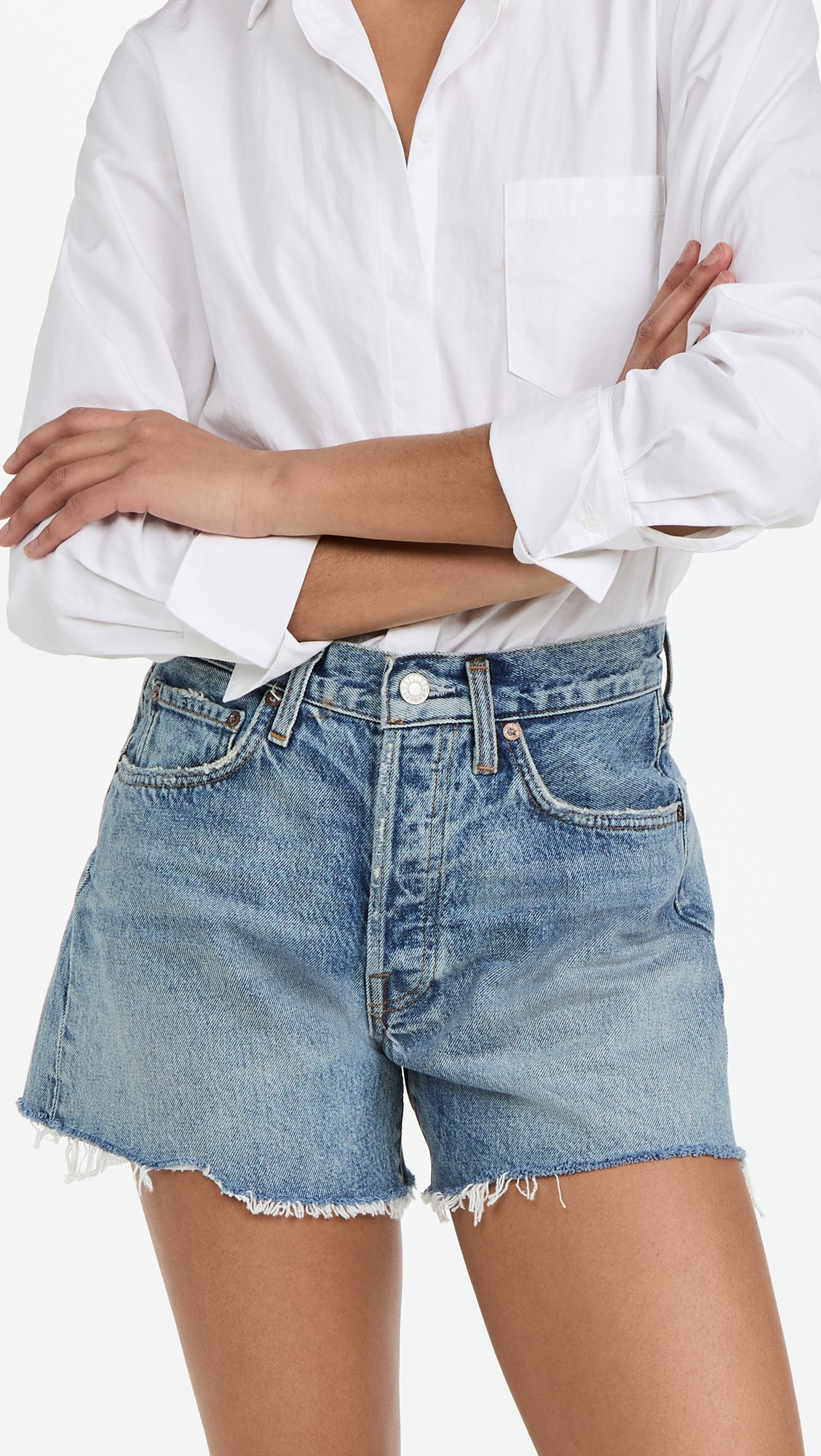 AGOLDE Parker Long Vintage Shorts | Shopbop | Shopbop
