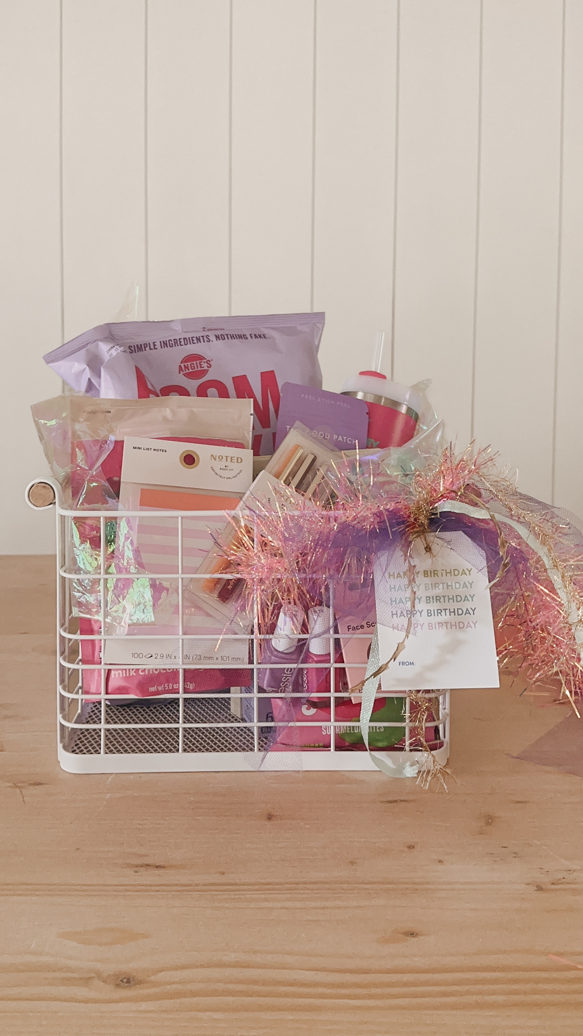 Last year’s teacher appreciation gift: purple-themed and packed with love. I kept it fun, affordable, and intentional—proof that a Target run and some thoughtful ribbon go a long way. Everything’s linked here, including the $4 chocolate bar and the basket that pulls it all together. tags are always Shop Joy creative - use code Heidi10 #teachergifts #targetfinds 

#LTKSeasonal #LTKFamily