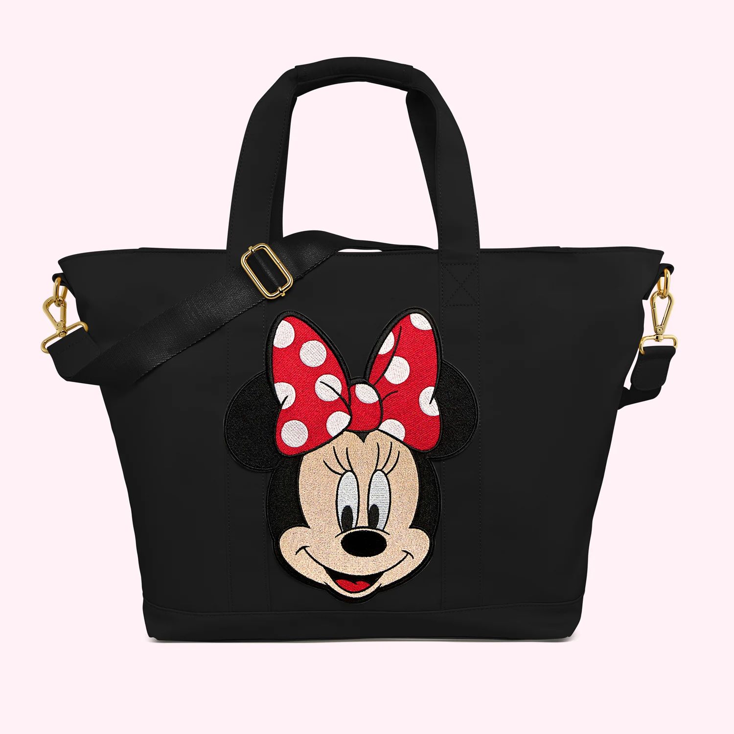Classic Noir Tote with Jumbo Minnie Patch | Stoney Clover Lane