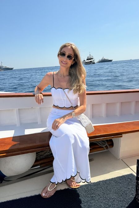 Gorgeous white linen set! Runs tts , wearing a size small 
Perfect European summer outfit 
This is what I wore I Capri today 


#LTKStyleTip #LTKTravel #LTKOver40