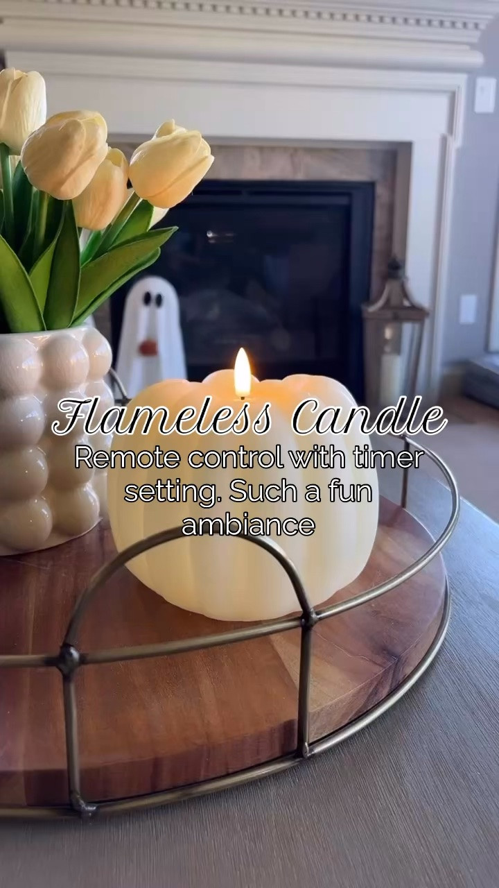 Adorable fall flameless pumpkin candle

#LTKSeasonal #LTKHome #LTKdayinmylife