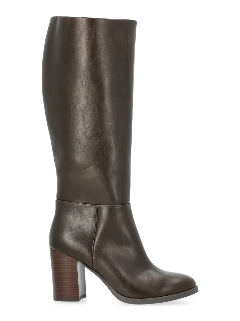 Time and Tru Women's Tall Heeled Boots | Walmart (US)