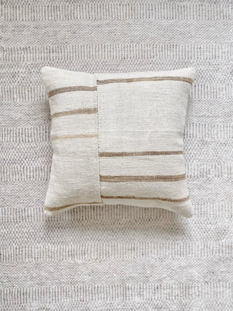 20x20 Vintage Stripe Pillow Case Wool Designer Textile | Etsy (US)