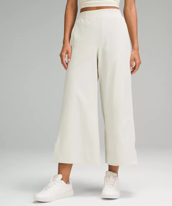 Stretch Woven High-Rise Wide-Leg Cropped Pant | lululemon (AU)