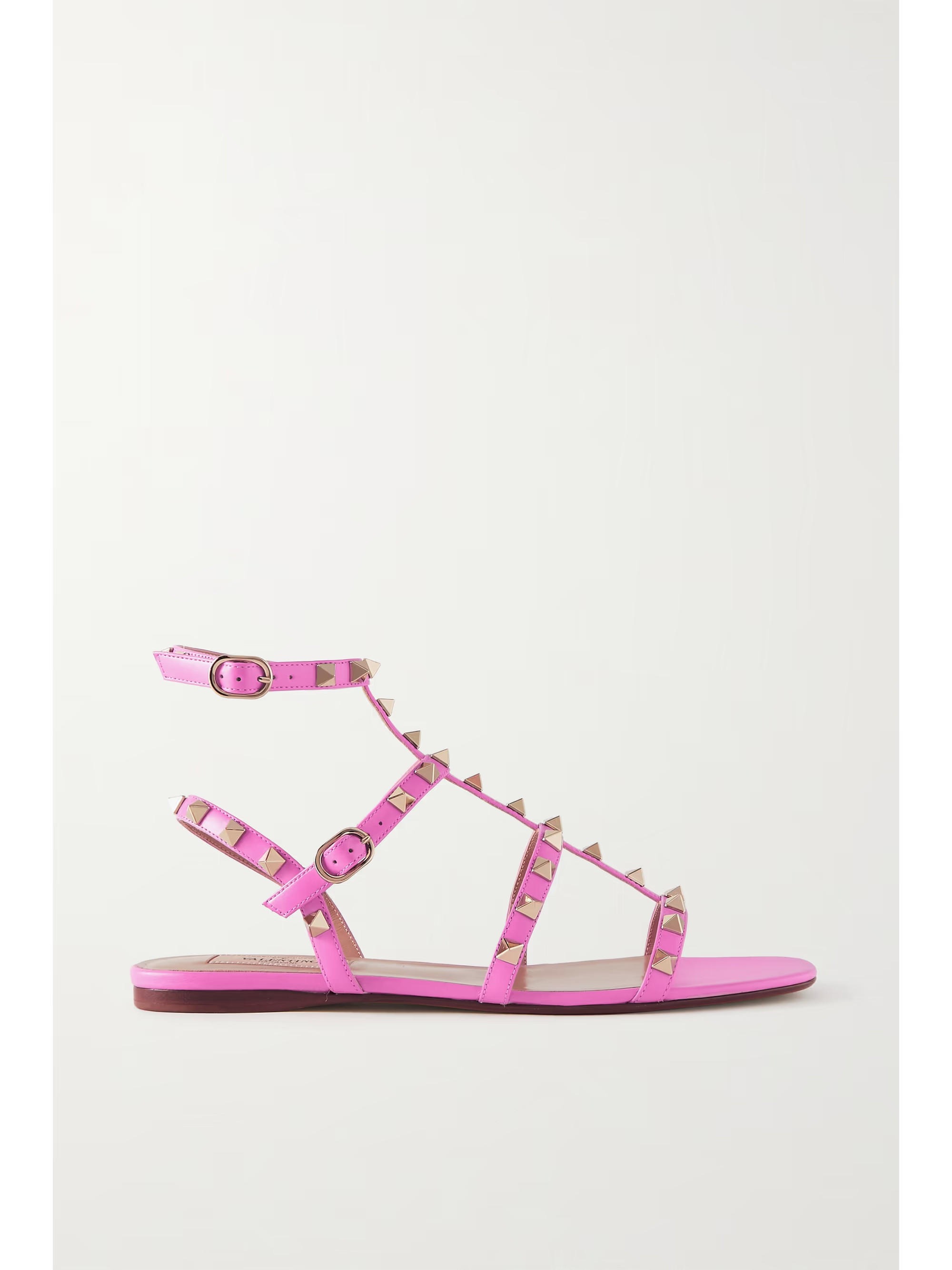 Valentino Garavani Rockstud leather sandals | NET-A-PORTER (US)