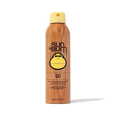 Sun Bum Original SPF 50 Sunscreen Spray Vegan and Reef Friendly (Octinoxate & Oxybenzone Free) Br... | Amazon (US)