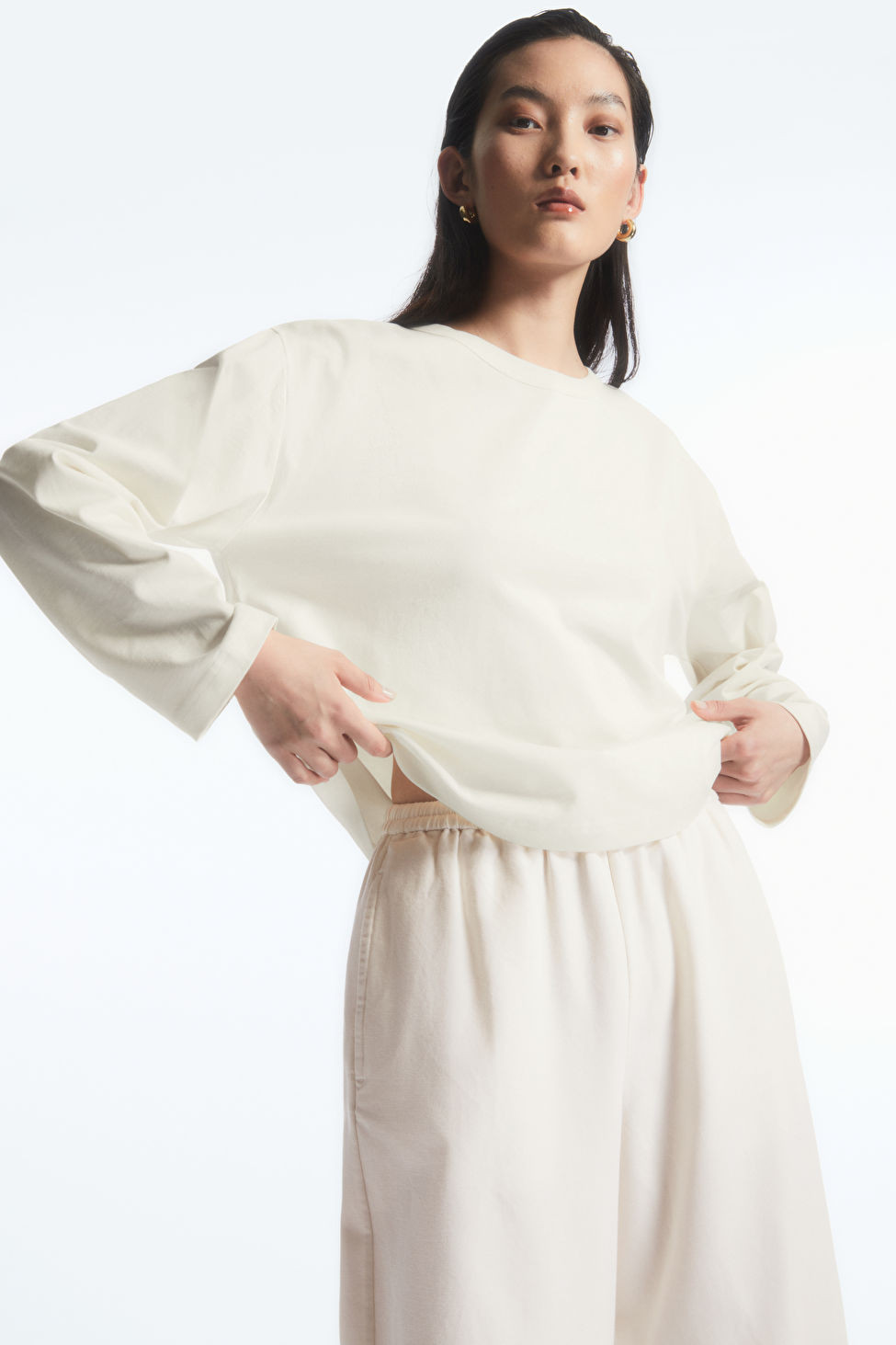 BOXY LONG-SLEEVED T-SHIRT | COS (US)