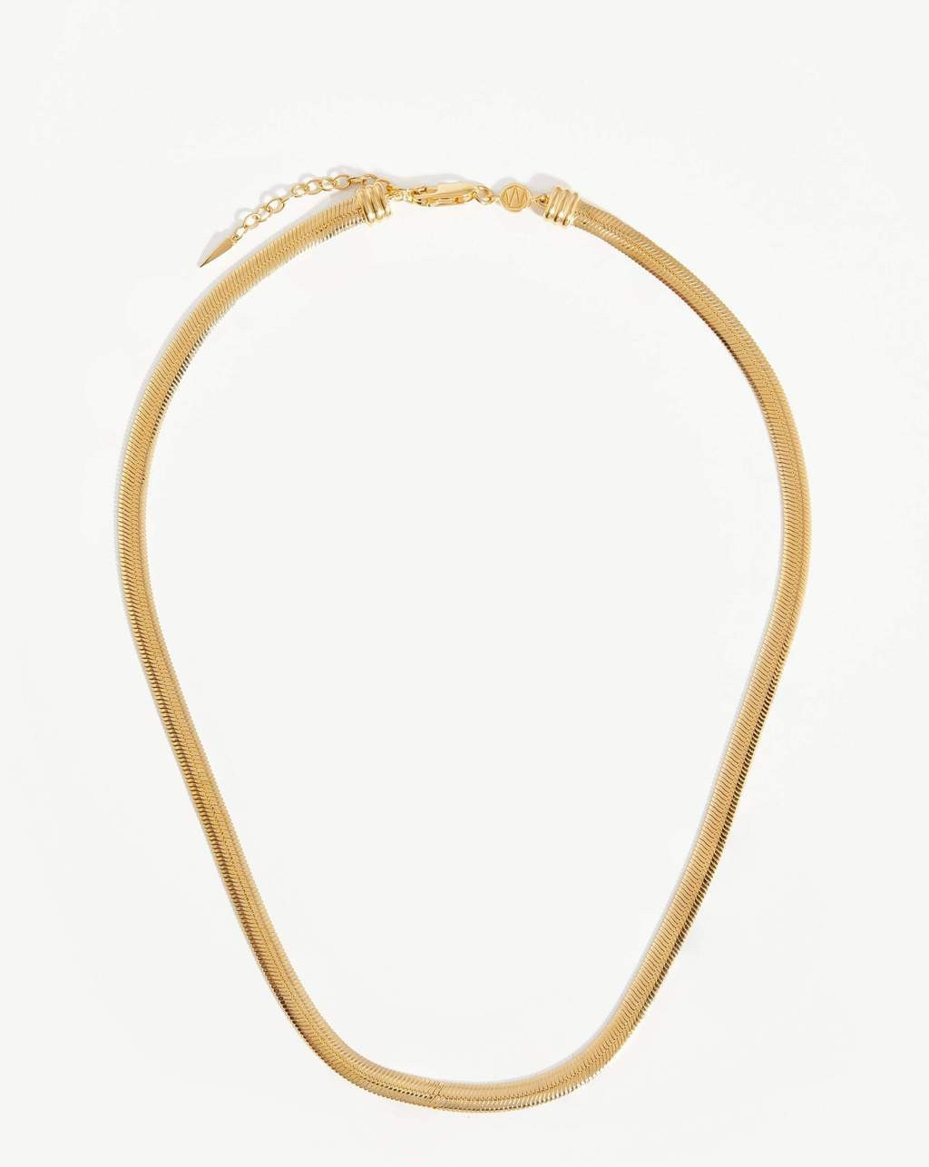 Gold Flat Snake Chain Necklace | Missoma