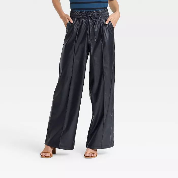 Women's Mid-Rise Wide Leg Jogger Pants - Who What Wear™ | Target