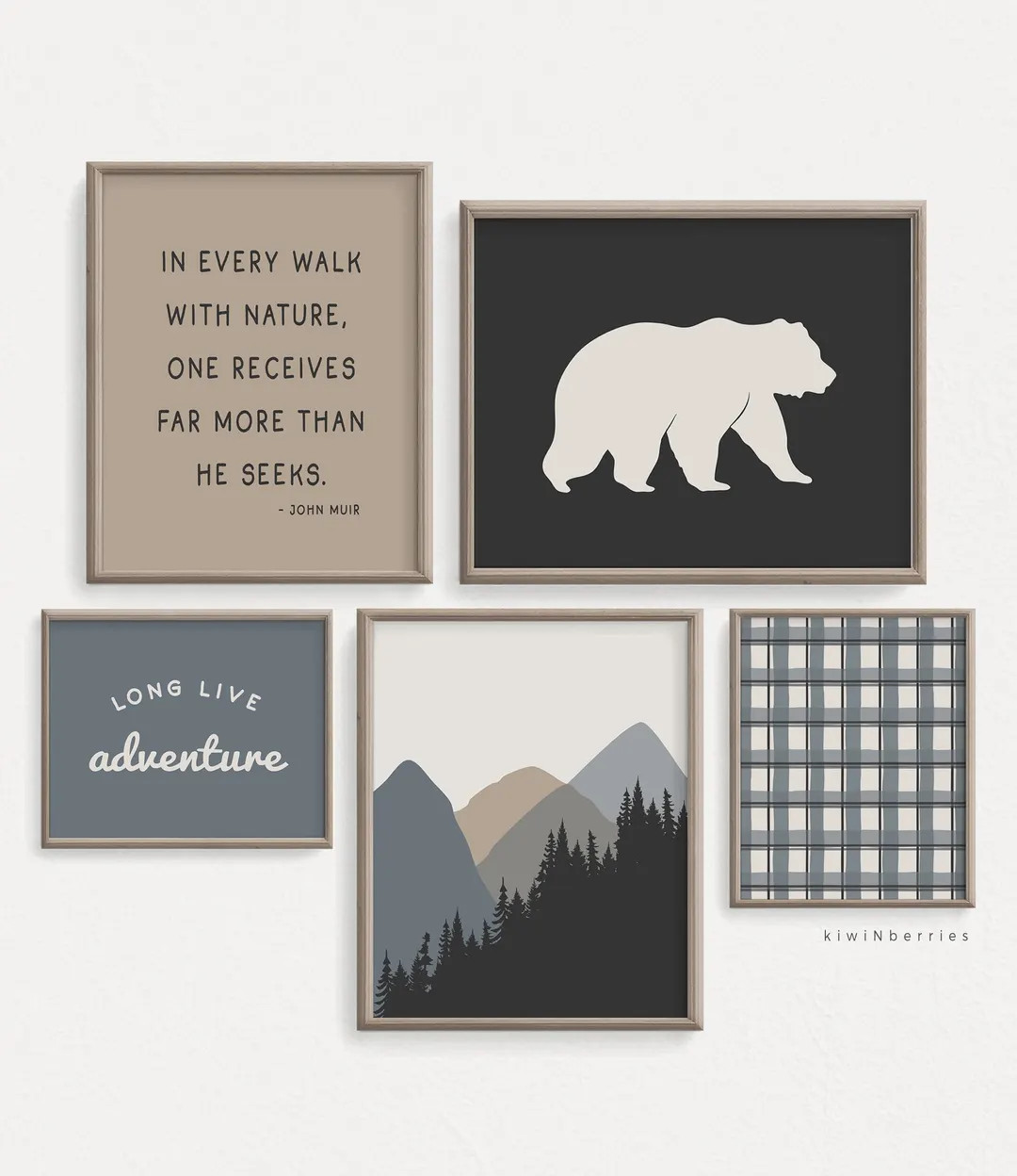 Nature Inspired Wall Art Prints, Boys Room Posters, Adventure Themed Nurseries, Earthy Tones, Wil... | Etsy (US)