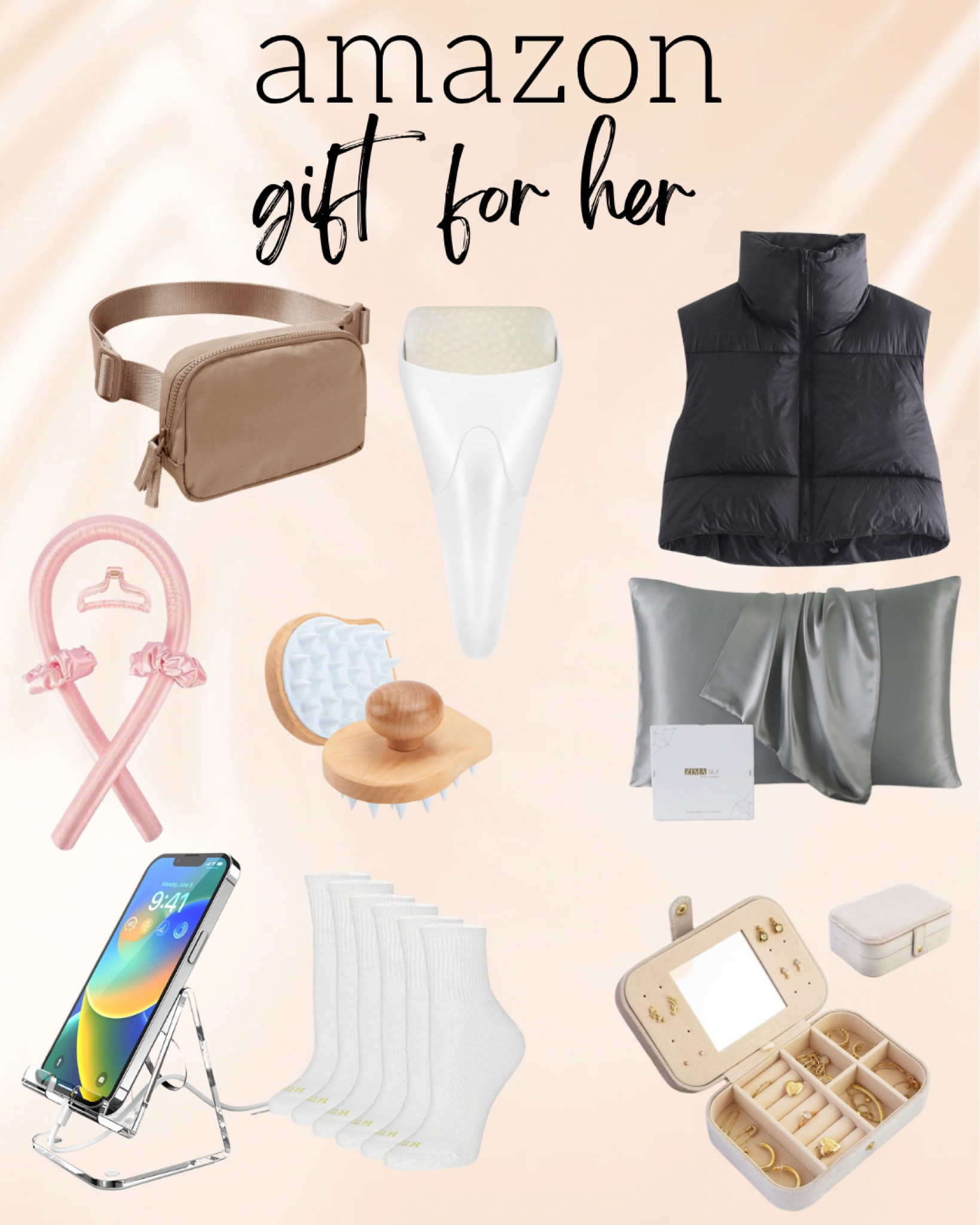 Gift guide for her. Amazon gift ideas for her. Last minute gift ideas for women girls. Trendy gift ideas for her. Aesthetic gift ideas for her. It girl gift ideas. 

#LTKbeauty #LTKGiftGuide #LTKunder50