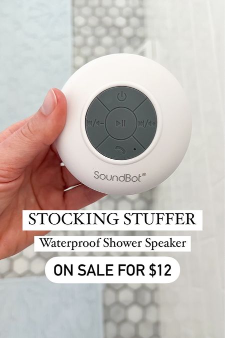 Stocking stuffer - Waterproof shower speaker on sale for $12!!

I’ve had this shower speaker for a year now and absolutely love it. It suctions to the shower wall and is rechargeable. I typically charge it once a month. Great for listening to music, audiobooks, or podcasts while showering or cleaning. 

Makes a wonderful Christmas gift or stocking stuffer for men, women, teens, girls, and boys. Pretty much anyone! 

Gift guide, gift ideas for him, gifts for her, teen gifts, Amazon find 

#LTKsalealert #LTKGiftGuide #LTKfindsunder50