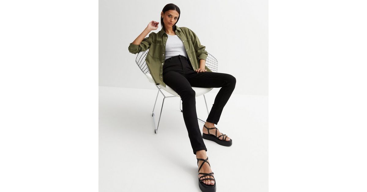 Black Mid Rise Amie Skinny Jeans
						
						Add to Saved Items
						Remove from Saved Items | New Look (UK)