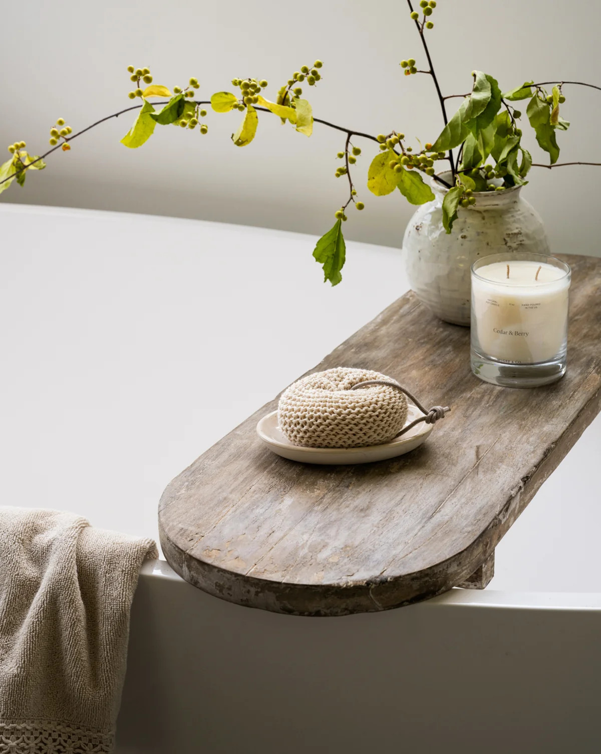 Rounded Edge Bath Caddy | McGee & Co. (US)