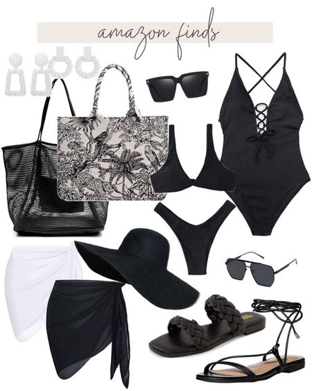 Black and white resort wear Amazon finds! 

#amazonfinds #resortwear #amazonfashion 

#LTKswim #LTKstyletip #LTKSeasonal