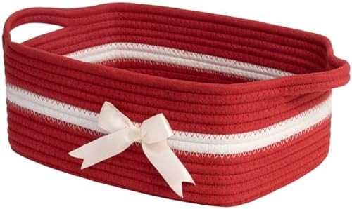 CHICVITA Small Storage Basket for Gifts, Gift Baskets Empty, Baby Basket for Toys, Towels, Decora... | Amazon (US)