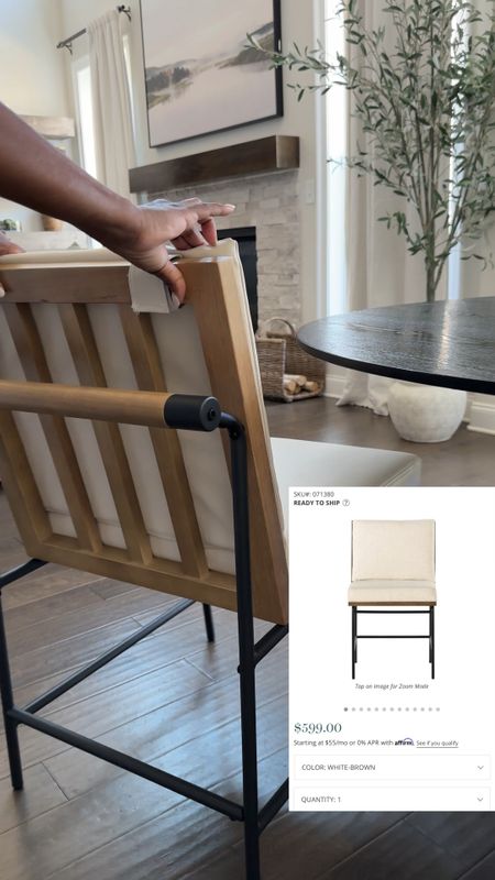Amazon home find, dining chairs that are kid friendly and a look for less. 

#LTKsalealert #LTKVideo #LTKhome