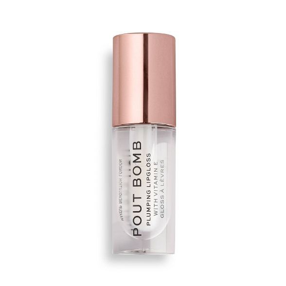 Makeup Revolution Pout Bomb Plumping Lip Gloss - 0.17oz | Target