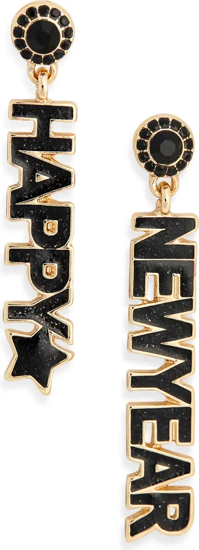 Leith Happy New Year Drop Earrings | Nordstromrack | Nordstrom Rack