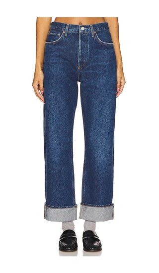 AGOLDE Fran Wide Leg Jeans in Blue. - size 29 | Revolve Clothing (Global)
