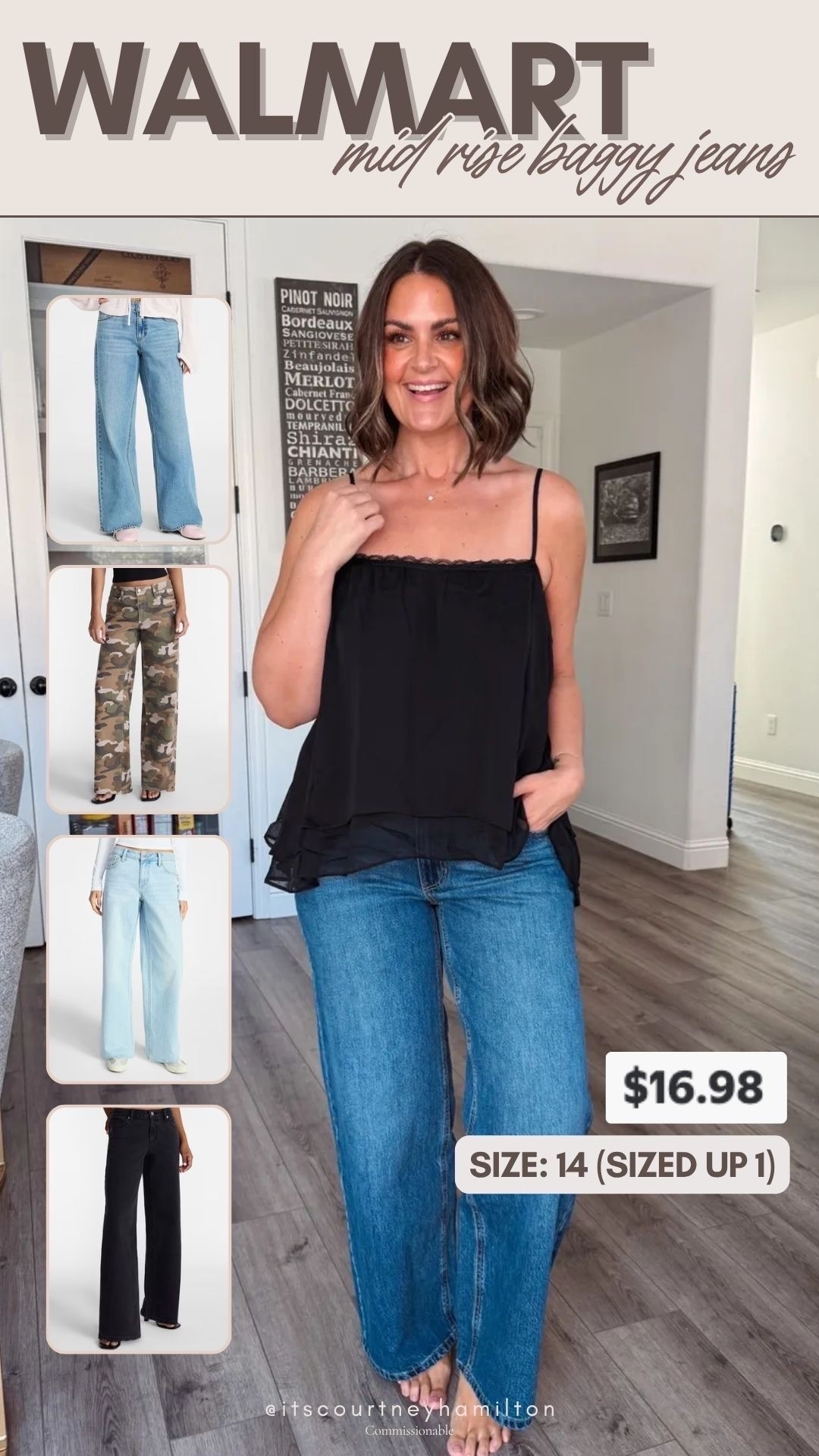 Mid Rise Baggy Jeans from Walmart that are only $16! I am wearing a 14 (I sized up 1!)

Fall fashion, denim, finds under 25, causal outfit, watchnow, Courtney Hamilton

#LTKSeasonal #LTKootd #LTKMidsize
