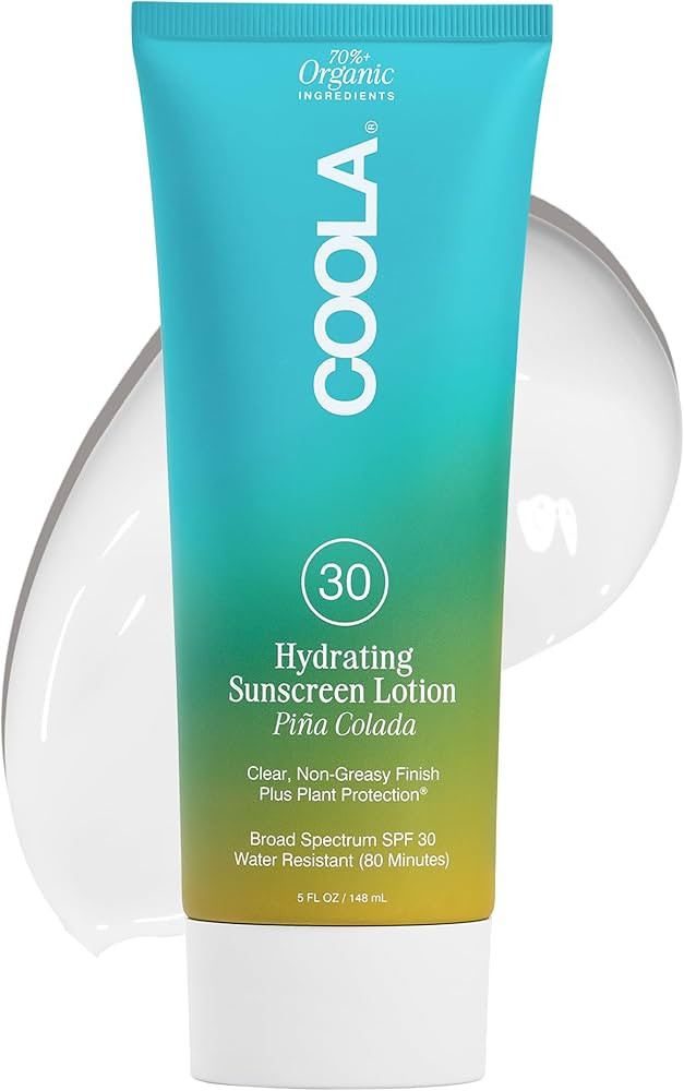 COOLA Organic Sunscreen SPF 30 Sunblock Body Lotion, Dermatologist Tested Skin Care For Daily Pro... | Amazon (US)