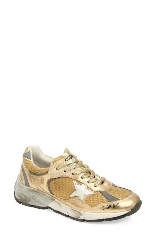 Golden Goose Deluxe Dad-Star Gold Low Top Sneaker at Nordstrom, Size 6Us | Nordstrom