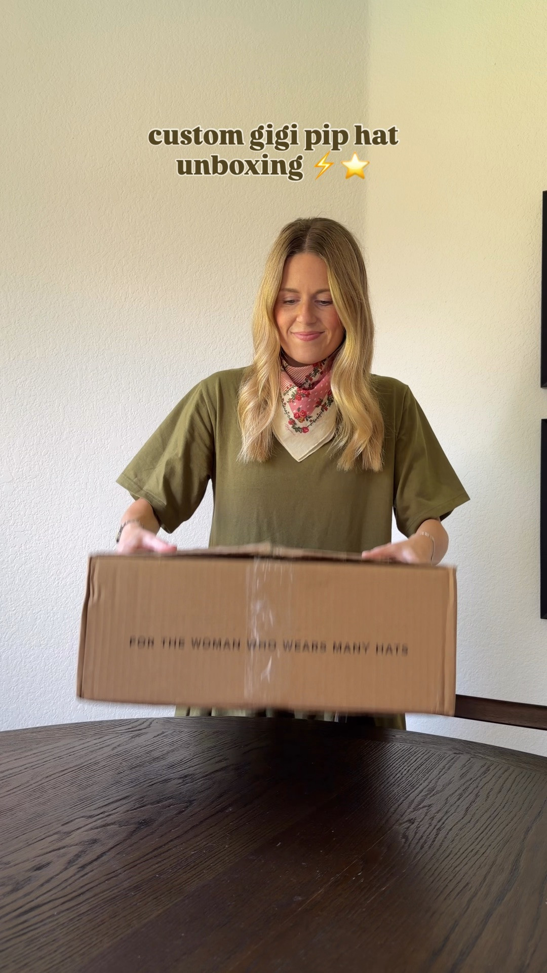 Custom hat unboxing!