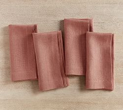 Mason Oversized Linen Napkins - Set of 4 | Pottery Barn (US)